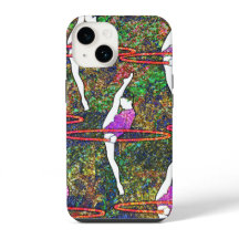 Gymnastics Hula Hoop iPhone case gift for Gymnast 