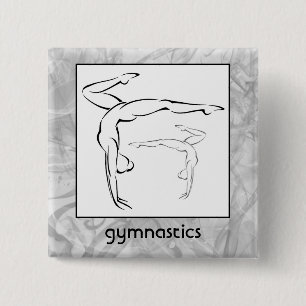 Gymnastics II 15 Cm Square Badge