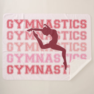 Gymnastics Inspired Sherpa Blanket