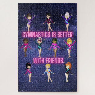 Gymnastics Is Better With Friends    Jigsaw Puzzle