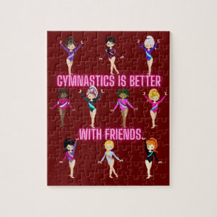 Gymnastics Is Better With Friends    Jigsaw Puzzle