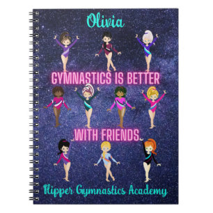 Gymnastics Is Better With Friends Personalised     Notebook