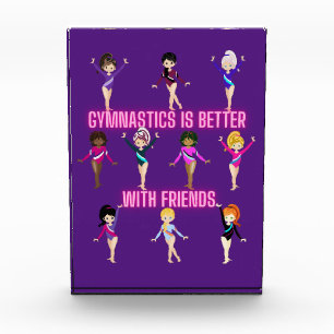 Gymnastics Is Better With Friends Photo Block