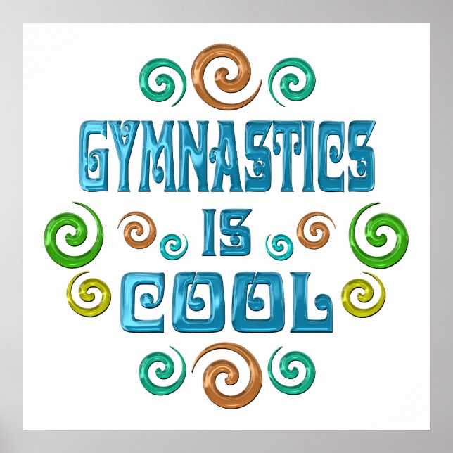 Gymnastics is Cool Poster (Front)