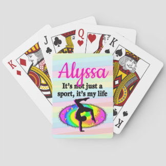 GYMNASTICS IS MY LIFE PLAYING CARDS
