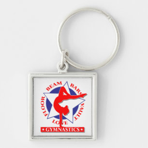 Gymnastics Key Ring