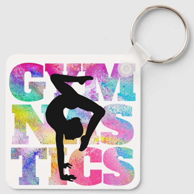 Gymnastics Keychain Art (Back)