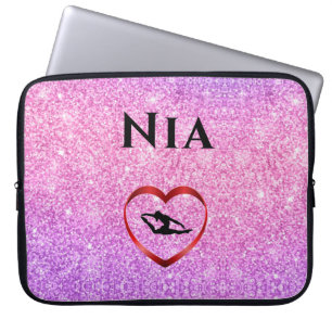 Gymnastics Laptop Sleeve - Personalised w/ Name