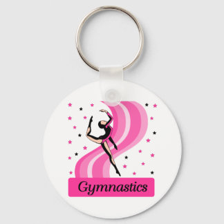Gymnastics Leap Key Ring