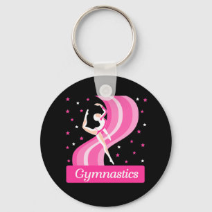 Gymnastics Leap Key Ring