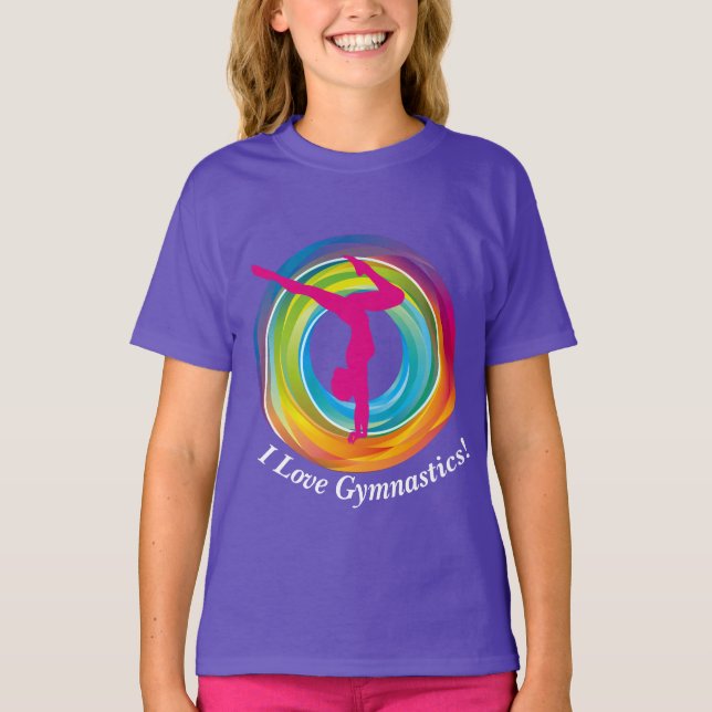 Gymnastics Long Sleeve T-shirt (Front)