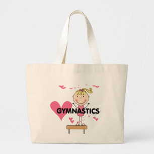 GYMNASTICS - Love Gymnastics Tshirts and Gifts Large Tote Bag