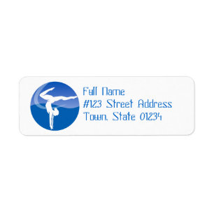 Gymnastics Mailing Labels