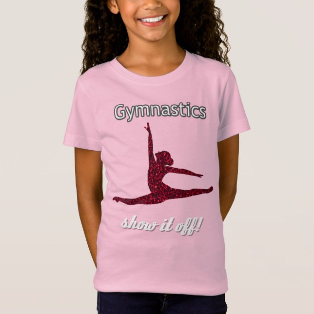 Gymnastics Meet Show if Off T-Shirt (Front)