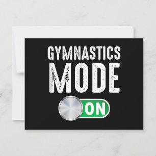 Gymnastics Mode On Cool Gymnast Athlete