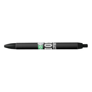 Gymnastics Mode On Cool Gymnast Athlete Coach Black Ink Pen