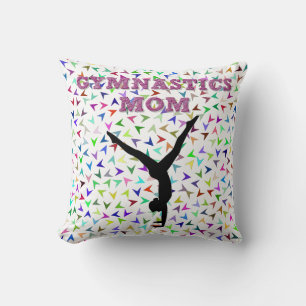 Gymnastics MOM throw pillow. Cushion