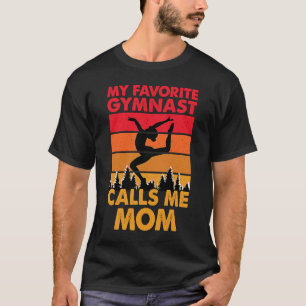 Gymnastics Mom Women Gymnast Dance Retro Vintage M T-Shirt