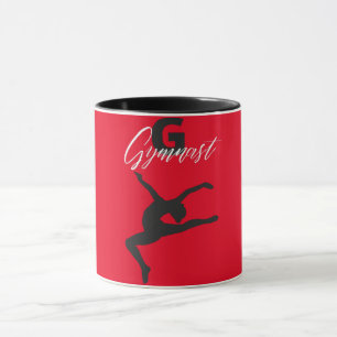 Gymnastics Monogram G is for Gymnast Mug