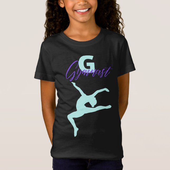 Gymnastics Monogram G is for Gymnast T-Shirt (Front)