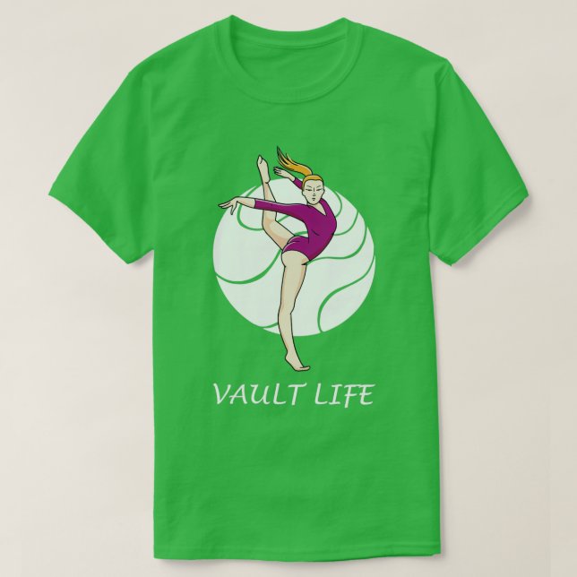 Gymnastics Motif for Acrobats and Gymnasts 24 T-Shirt (Design Front)