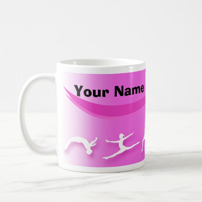 Gymnastics Mug - Add a Name! (Left)