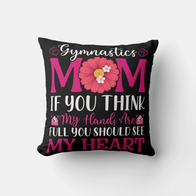 Gymnastics Mum Cushion (Front)