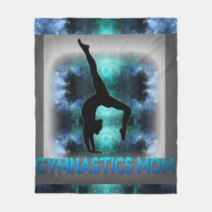"Gymnastics Mum" fleece blanket. Blanket