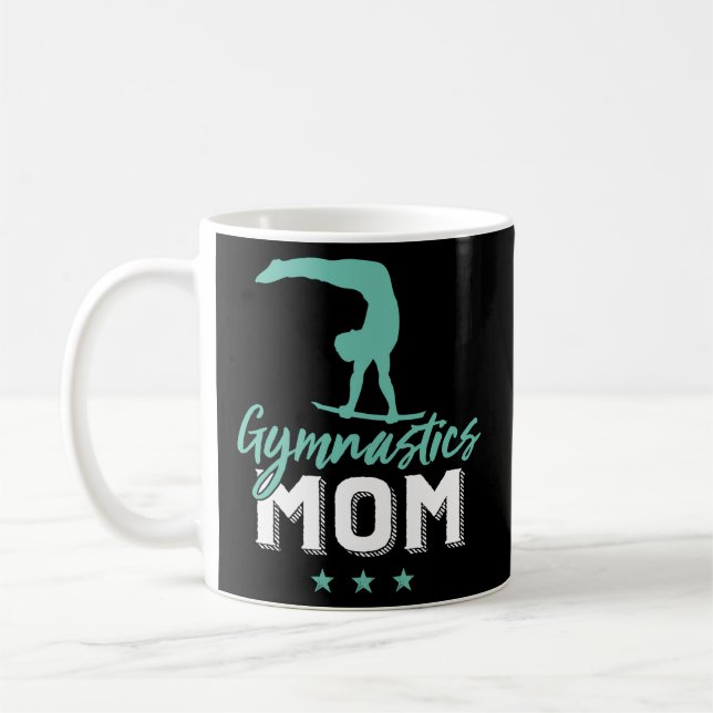Gymnastics Mum For Gymnast Mother Coffee Mug (Left)