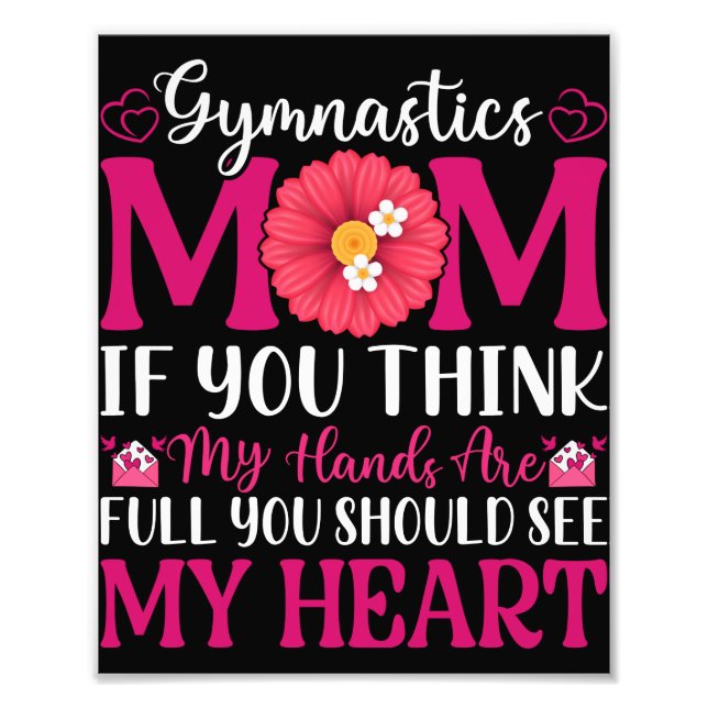 Gymnastics Mum Photo Print (Front)