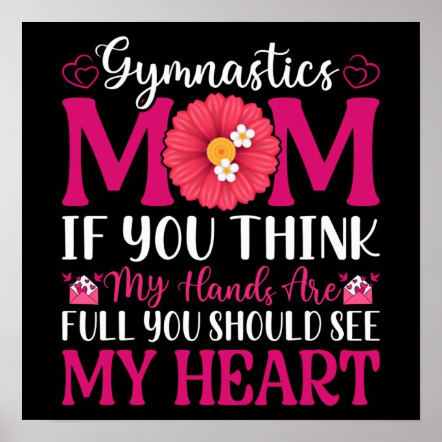 Gymnastics Mum Poster (Front)