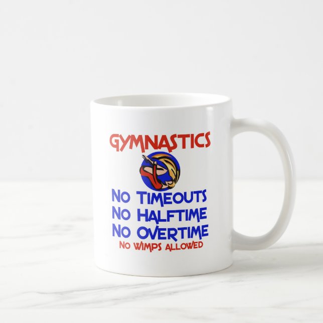 Gymnastics No Wimps Coffee Mug (Right)