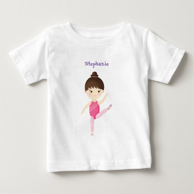 Gymnastics Party Baby T-Shirt (Front)