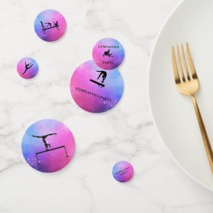 GYMNASTICS PARTY CONFETTI (60 Pieces Per Pack)