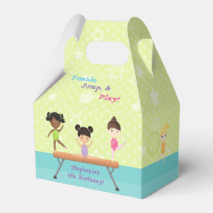 Gymnastics Party Favour Box