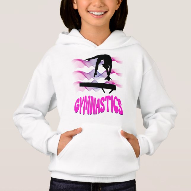 Gymnastics Pink and Purple Balance Beam (Front)