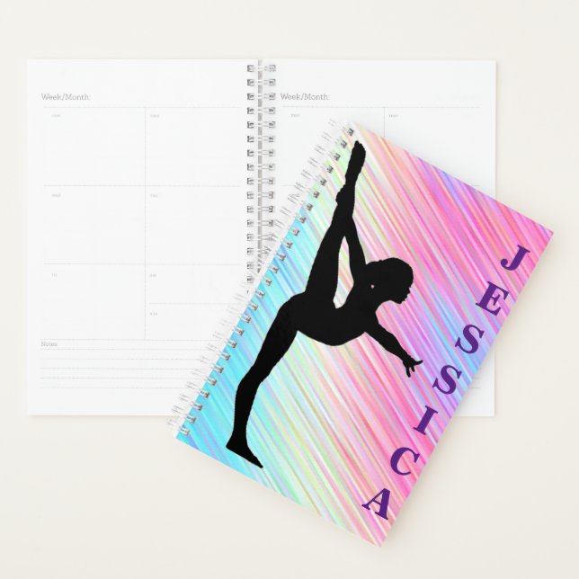 Gymnastics Planner with Her Name! (Display)