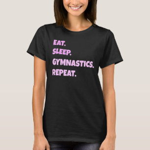 Gymnastics Png Eat Sleep Sports Repeat For Men T-Shirt