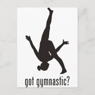 Gymnastics Postcard
