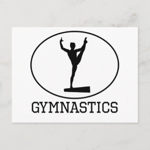 Gymnastics Postcard