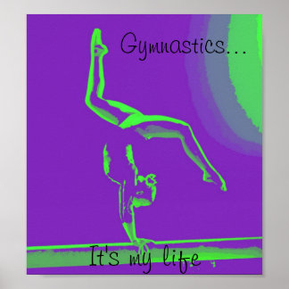 Gymnastics poster "It's my life"