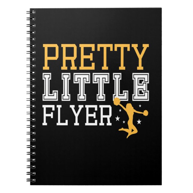 Gymnastics Pretty Little Flyer Notebook (Front)