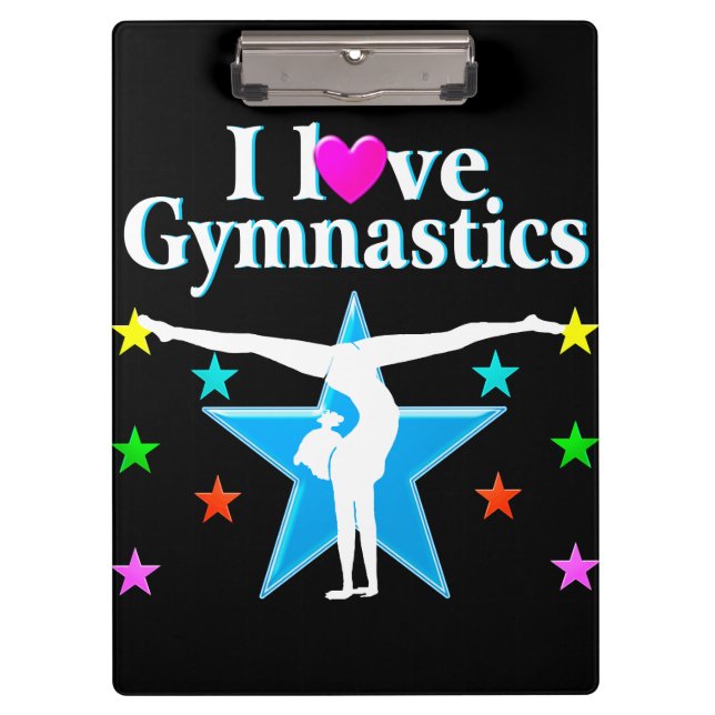 GYMNASTICS PRINCESS CLIPBOARD (Front)