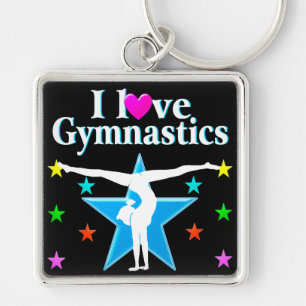 GYMNASTICS PRINCESS KEY RING