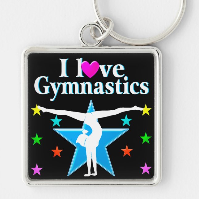GYMNASTICS PRINCESS KEY RING (Front)