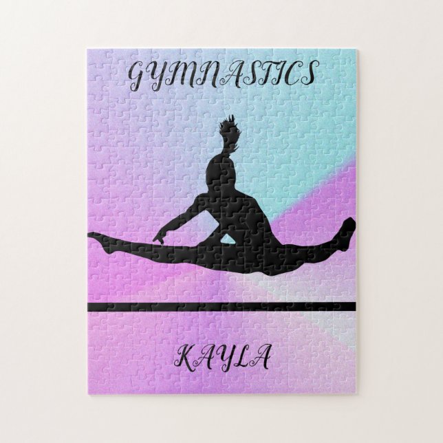 GYMNASTICS PUZZLE PERSONALIZED! (Vertical)