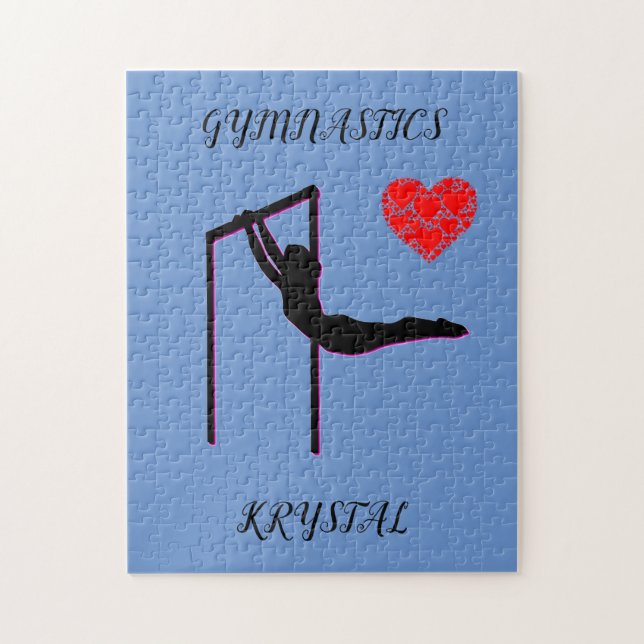 GYMNASTICS PUZZLE PERSONALIZED! (Vertical)