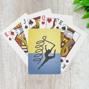 Gymnastics Ribbon Routine Playing Cards