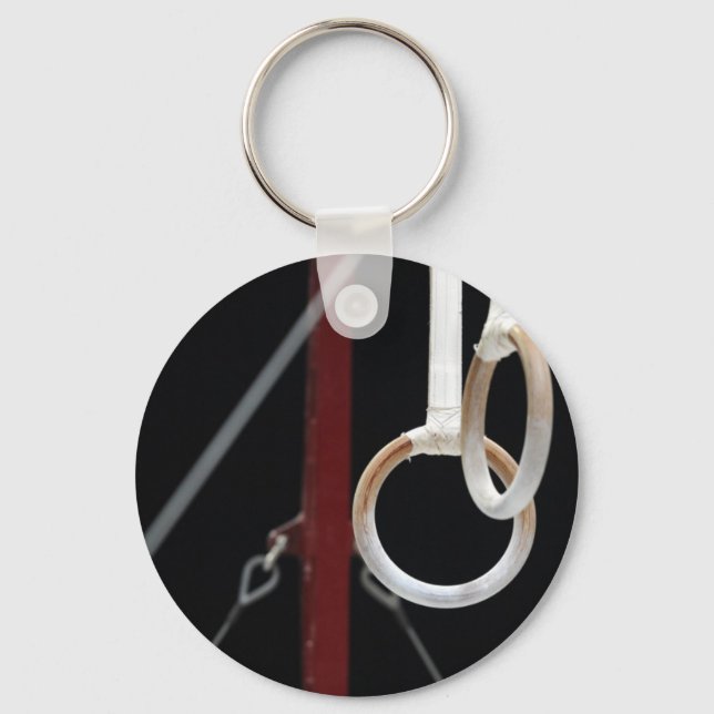 Gymnastics rings key ring (Front)