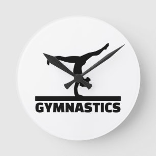 Gymnastics Round Clock
